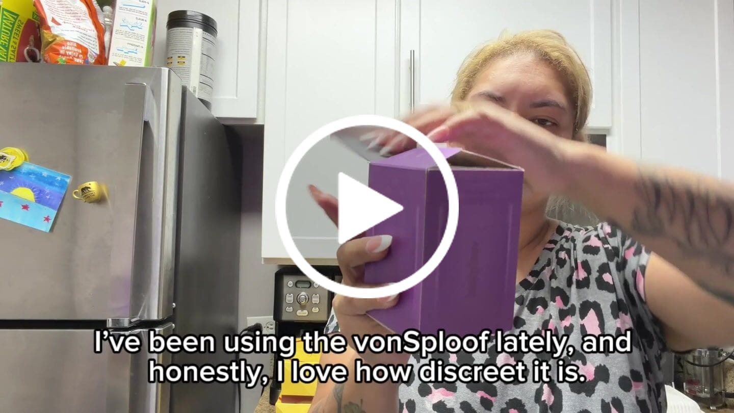 Customer video review of Purple vonSploof Personal Air Filter