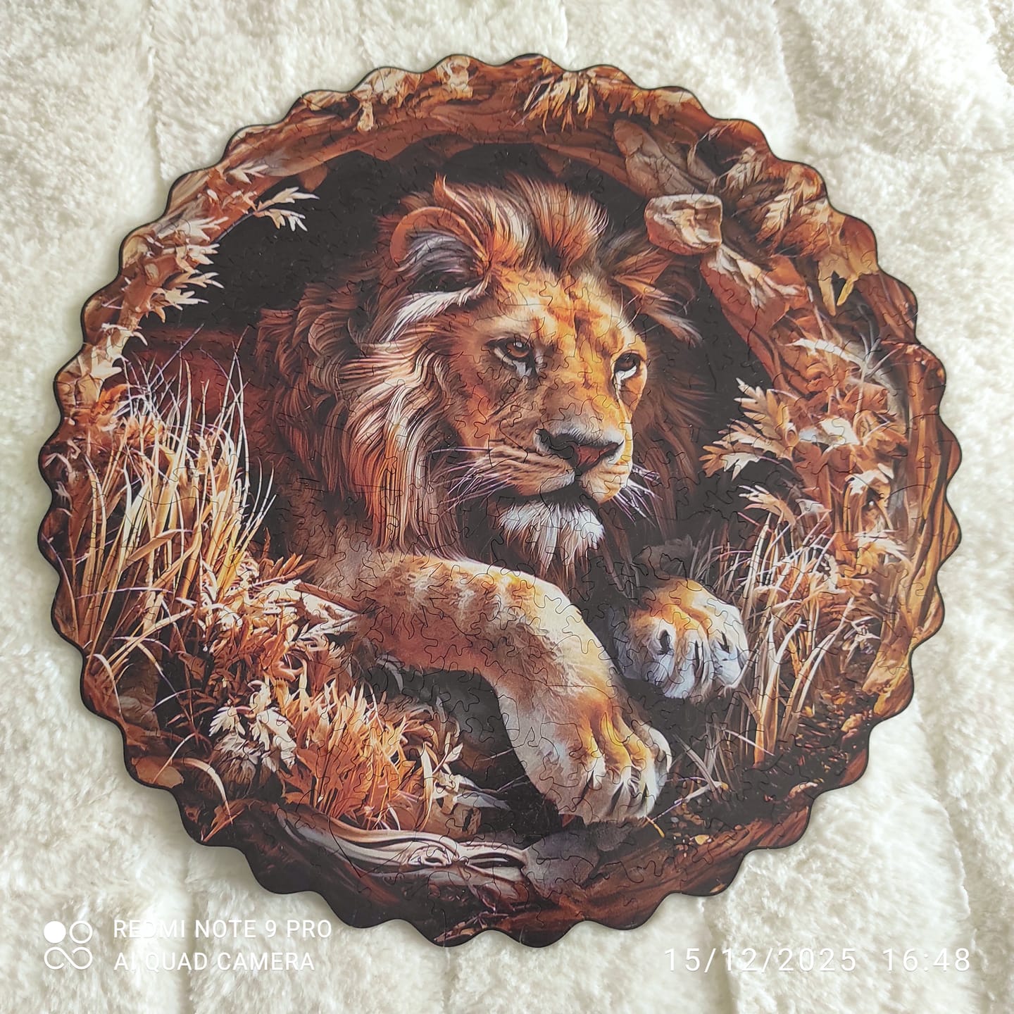 Customer photo review of Aslan V2 - Ahşap Puzzle