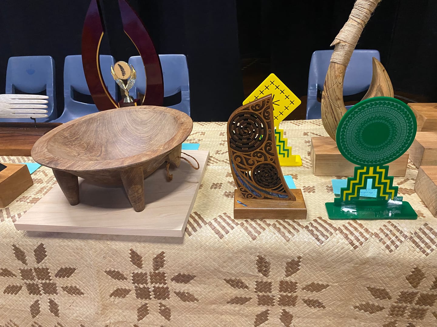 Customer photo review of Maori Waka Canoe Stern Leadership Trophy