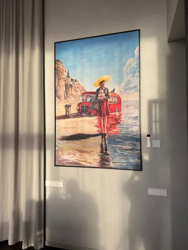 Customer photo review of Paveikslas “Love Will Wait More Than Just A Minute"