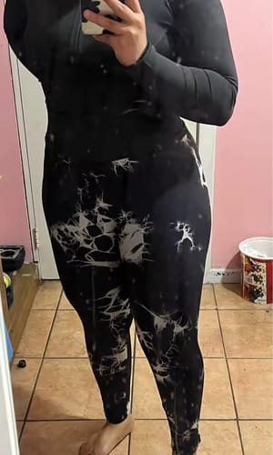 Customer photo review of High Waist Push Up Leggings