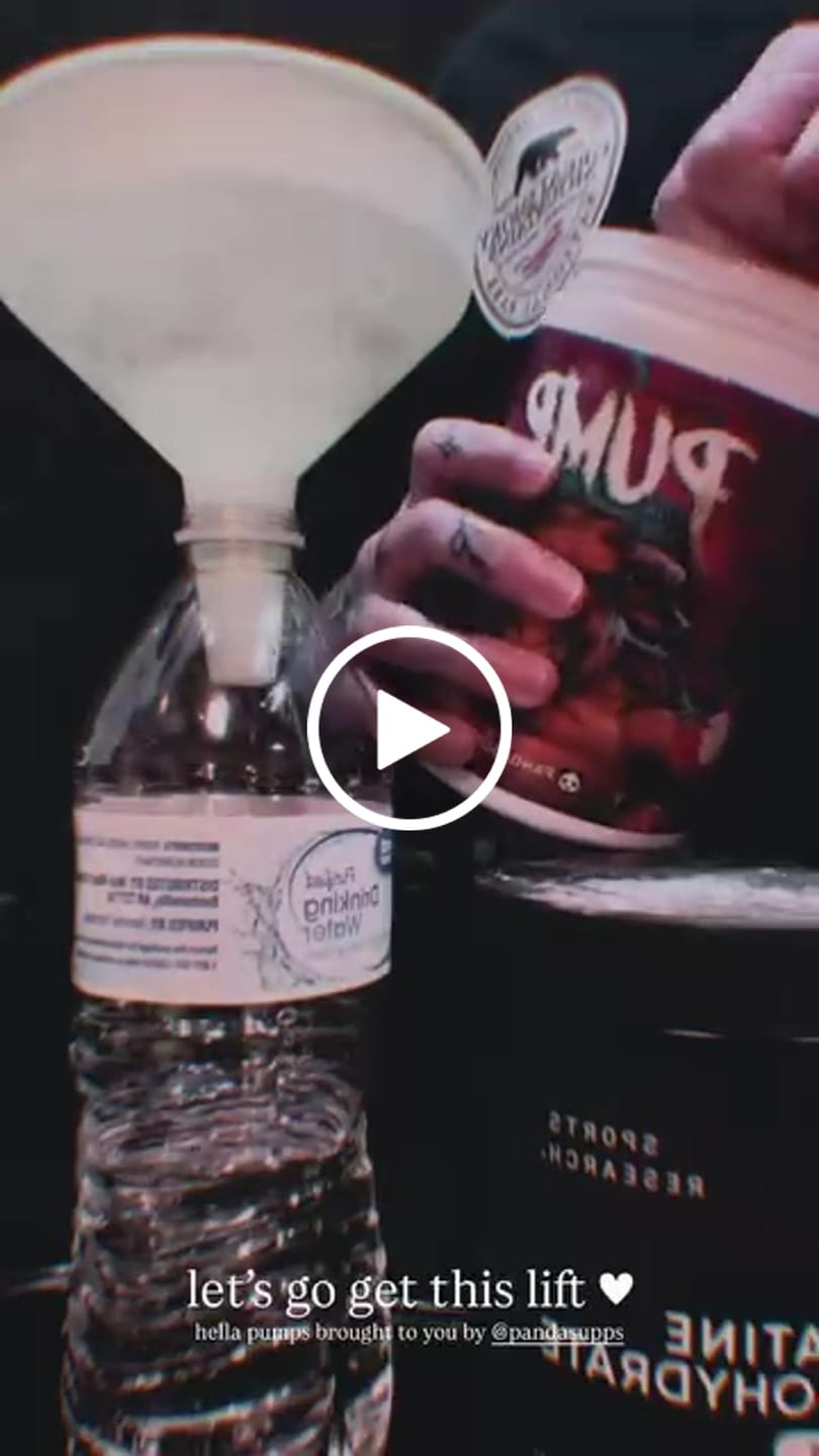 Customer video review of PUMP STIM FREE PRE-WORKOUT
