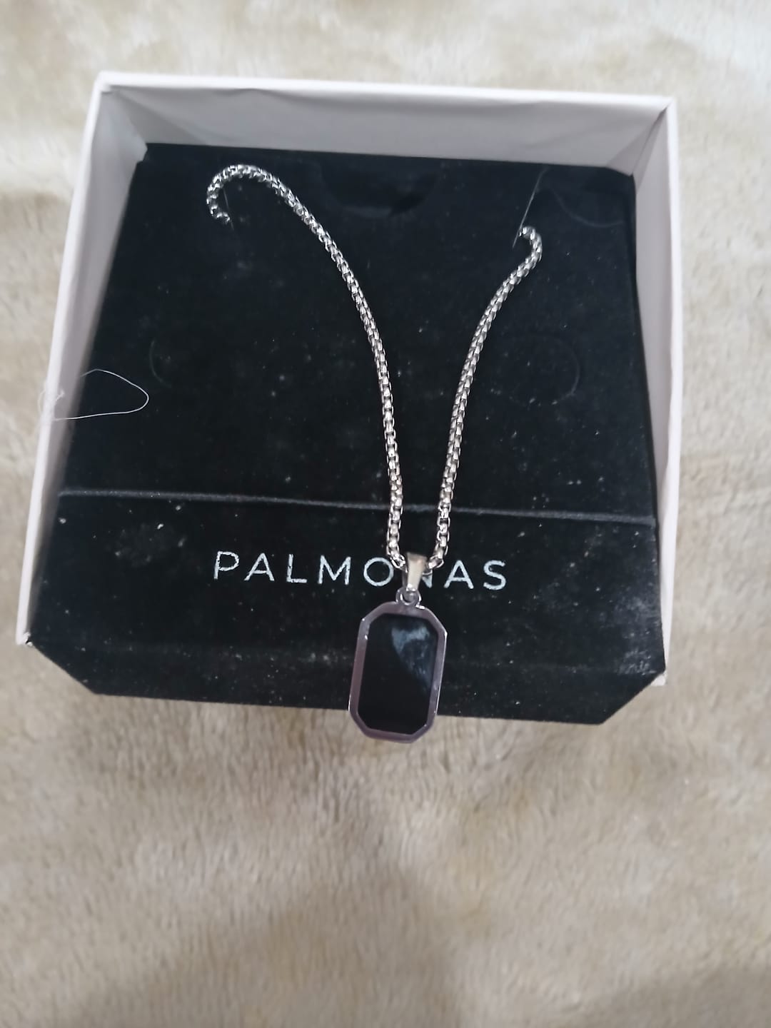 Customer photo review of Shadow Octane Necklace