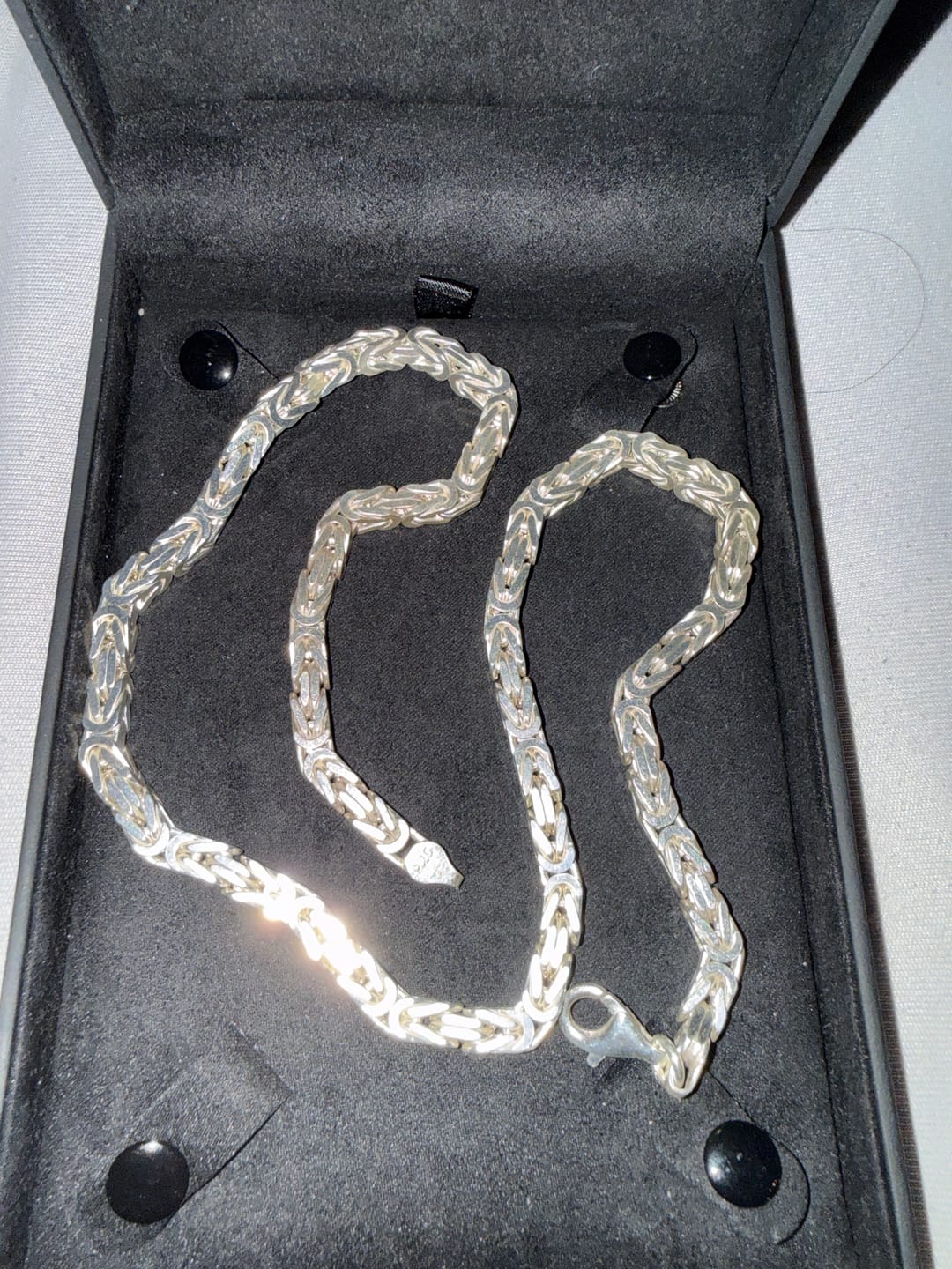 Customer photo review of Kejsarlänk Halsband 6mm - 925 Silver