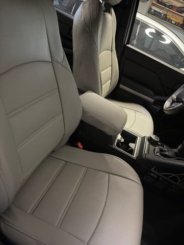 Customer photo review of Premium Custom-Fit Seat Covers