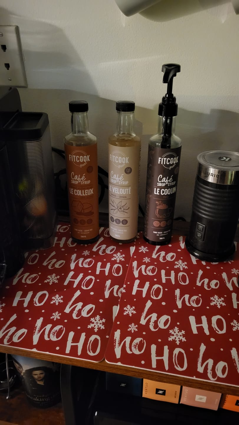 Customer photo review of Le Velouté - Sirop à la Vanille Sans Sucre