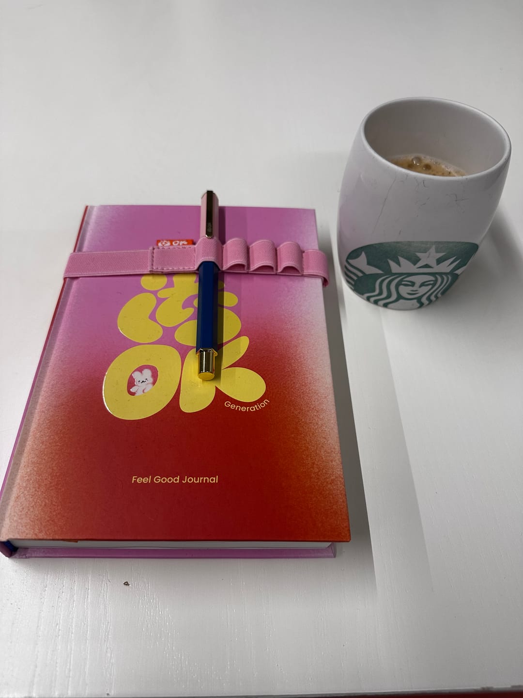 Customer photo review of Feel Good Journal | Portada Mandarina
