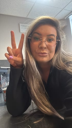 Customer photo review of Amora Eyeglasses