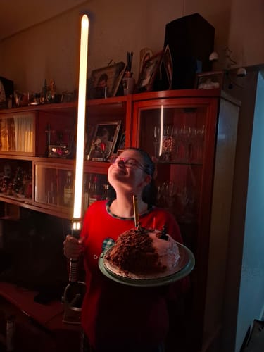 Customer photo review of The Deceitful lightsaber (VHC)
