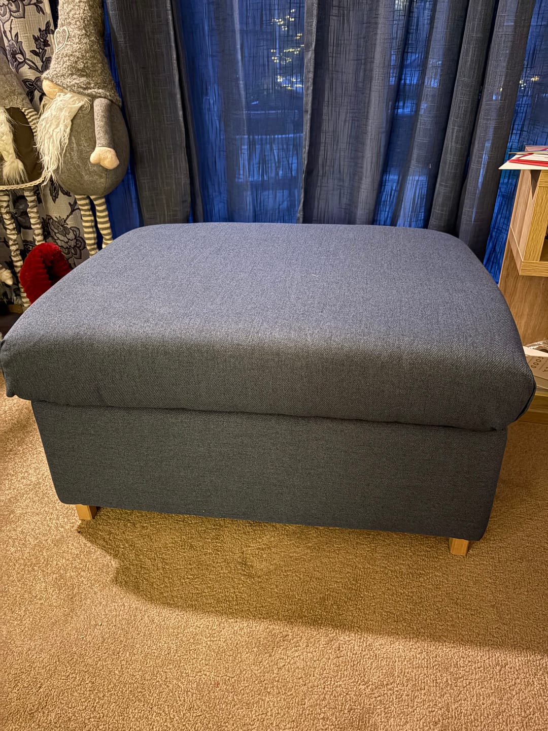 Customer photo review of Soft Textured Furnishing Fabric