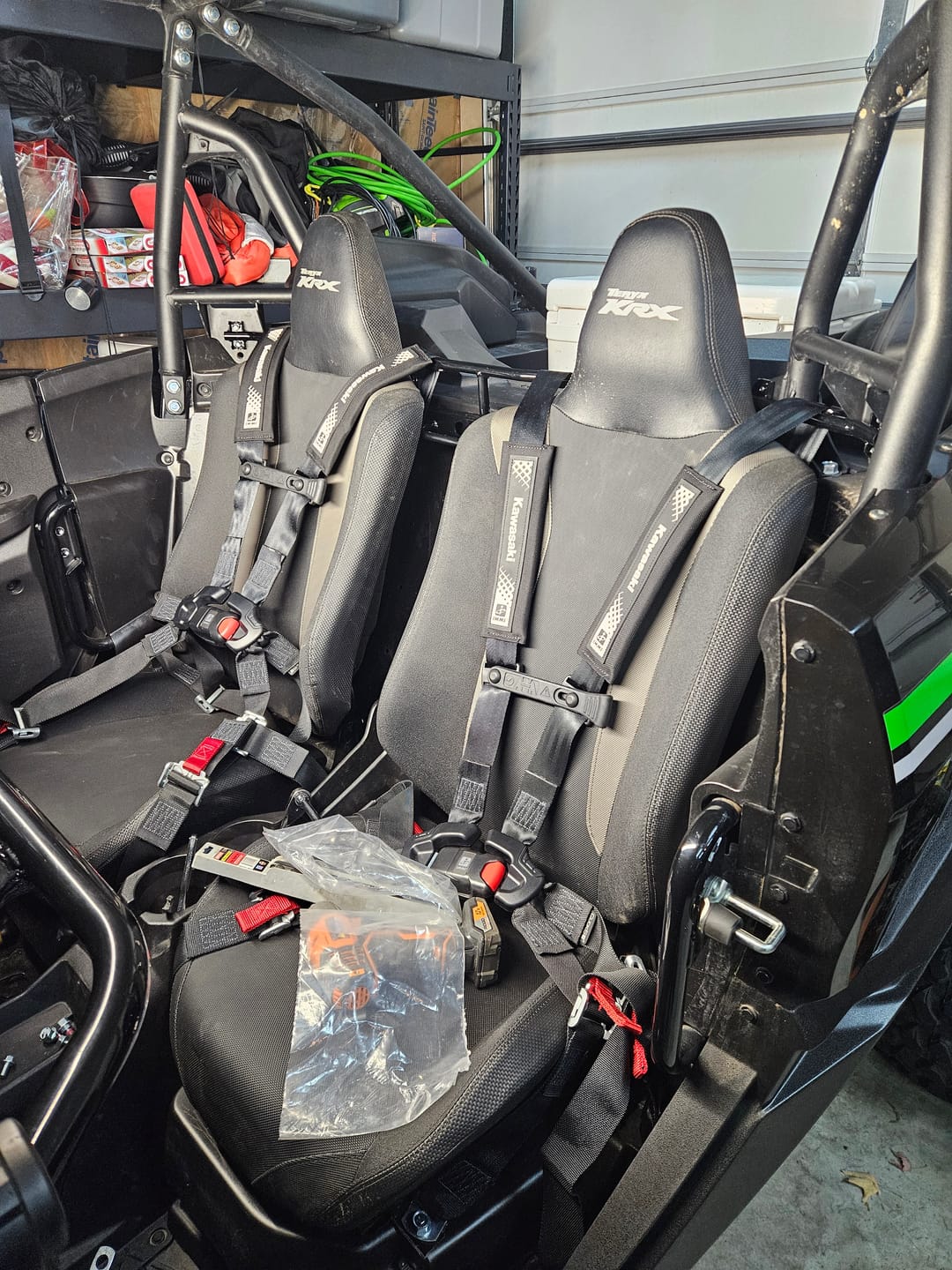 Customer photo review of Kawasaki Teryx KRX4 1000 Click-6 Complete 6-Point Harness Kit - FRONT SEATS ONLY
