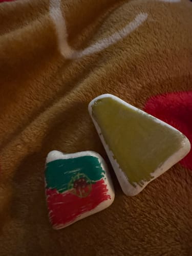Customer photo review of Starterspakket Happy Stones + App om ze te volgen | Alles-in-1 | Stenen schilderen