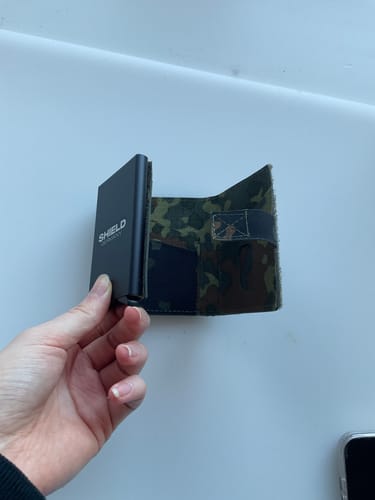 Customer photo review of Tactical Wallet MK2 - 5-Farben Flecktarn