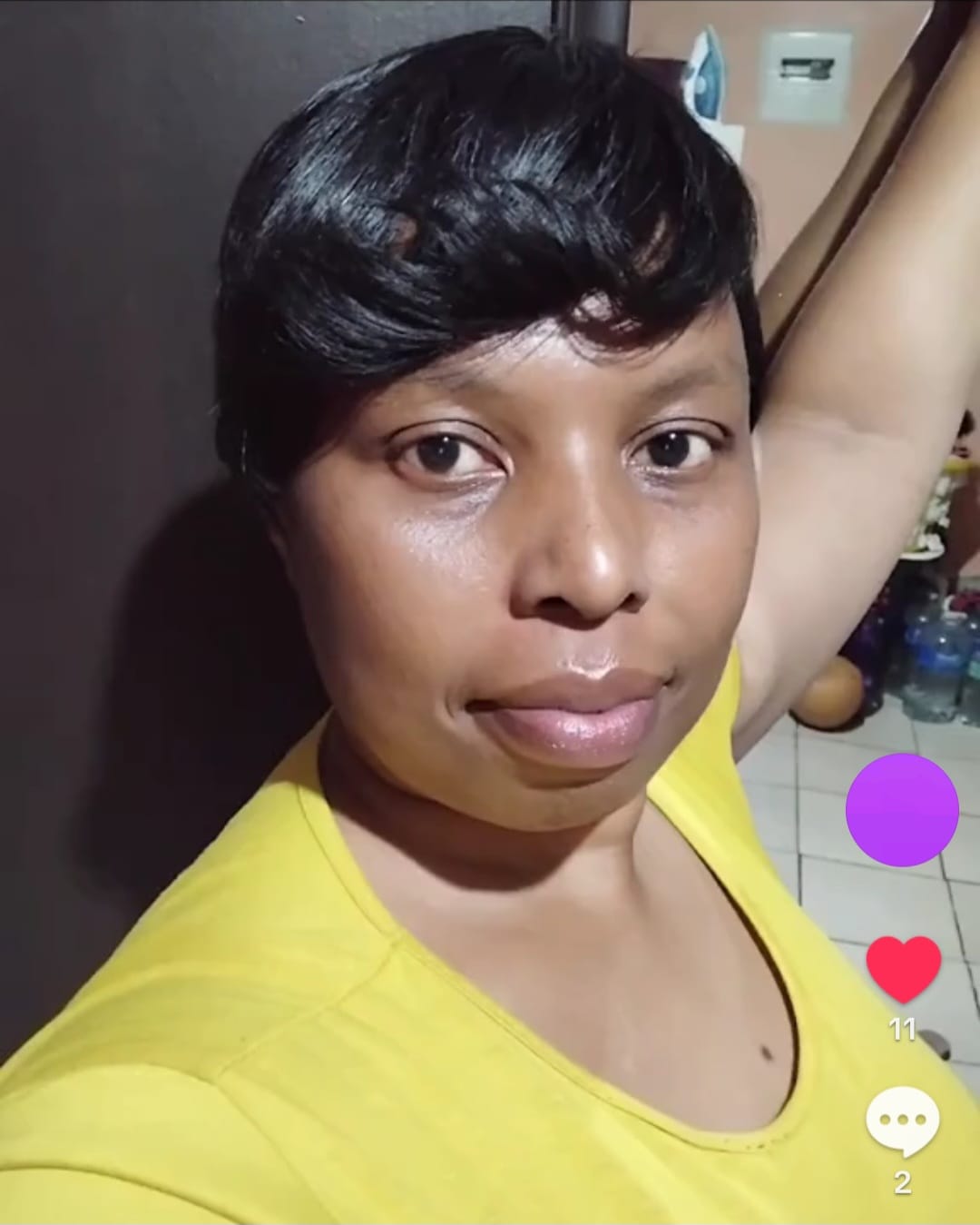 Customer photo review of MUSA - Brazilian Straight Pixie - Nat - 6"