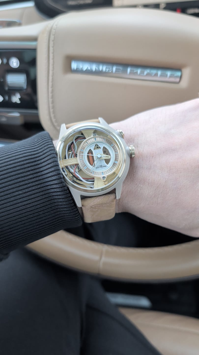 Customer photo review of The Nomad Z 45mm Beige Leather