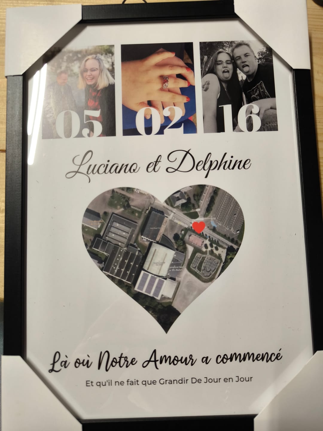 Customer photo review of Carte & collage photo -  Affiche Personnalisée