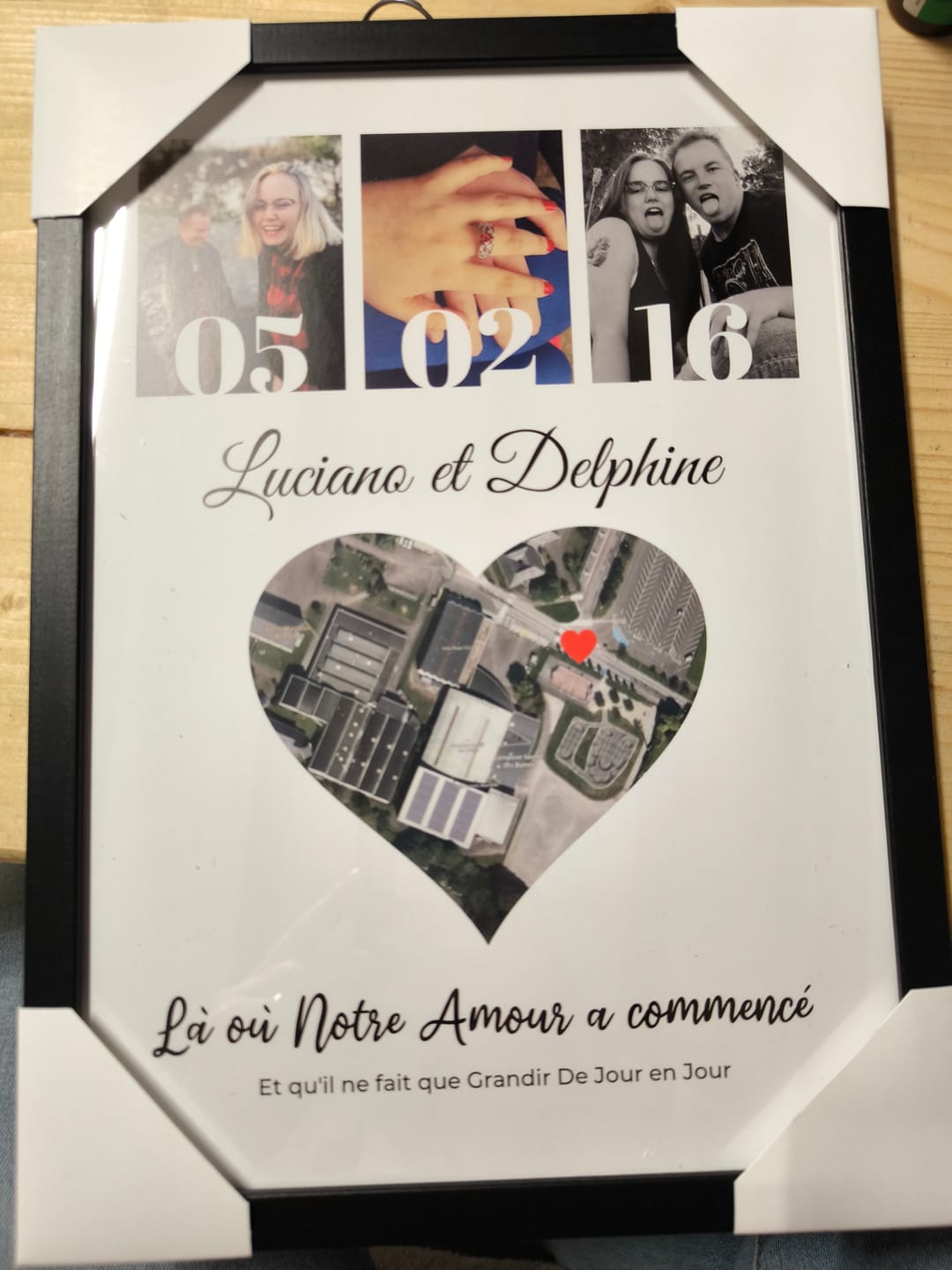 Customer photo review of Carte & collage photo -  Affiche Personnalisée