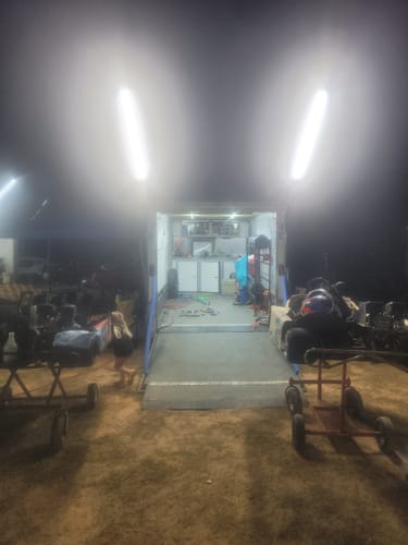 Customer photo review of Racing Pit Light Kit - 20,000 Lumens