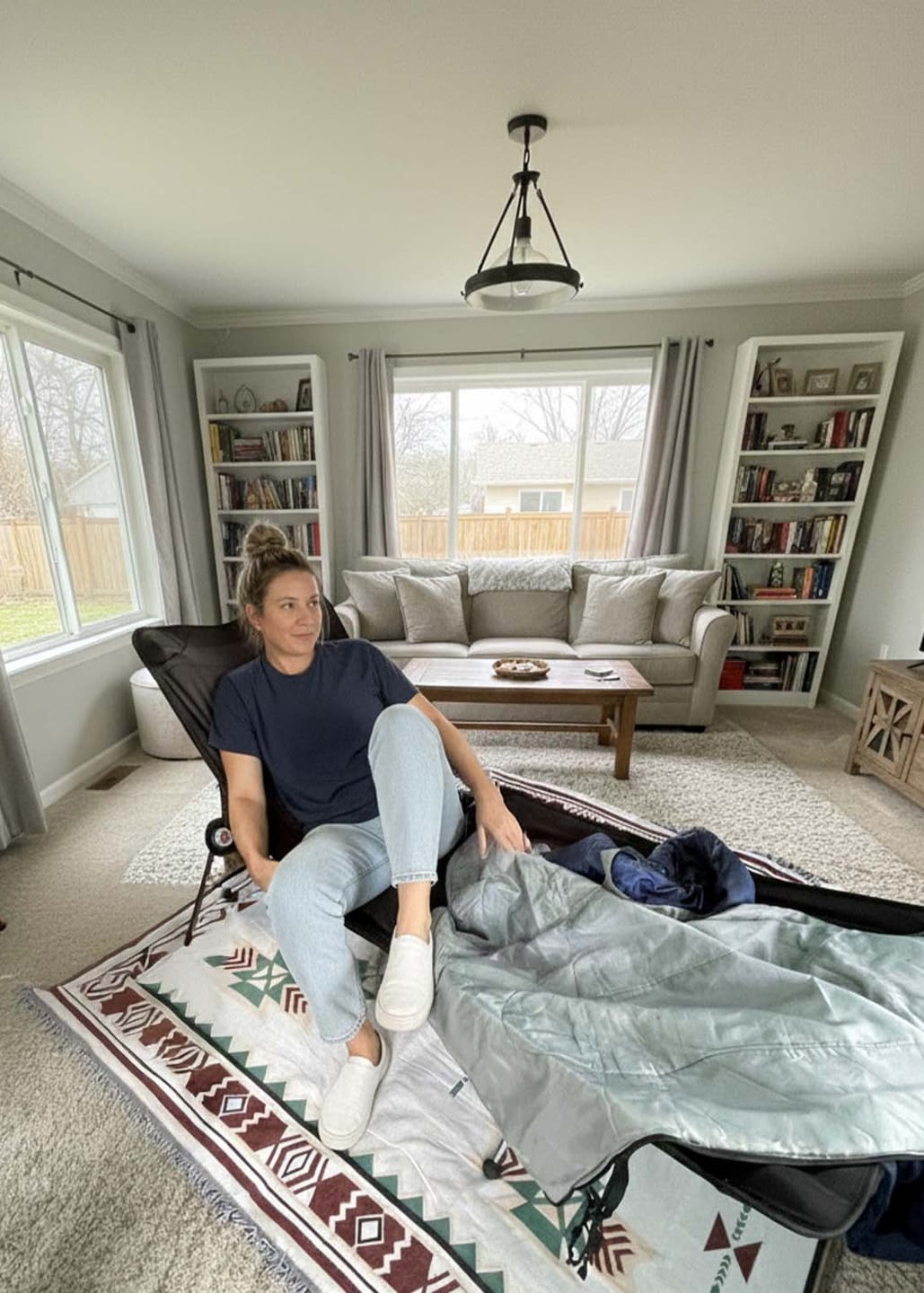 Customer photo review of 1x Anywhere Hammock (Single Hammock)