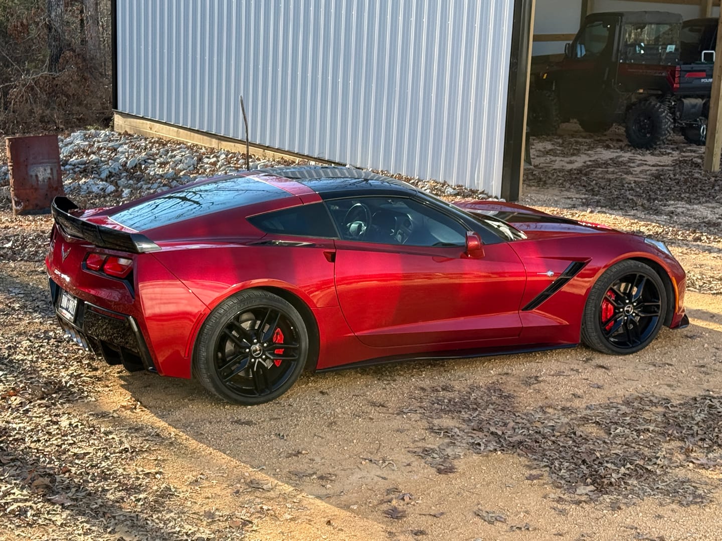 Customer photo review of Corvette C7 Z06 Conversion Side Skirts Rocker Panels