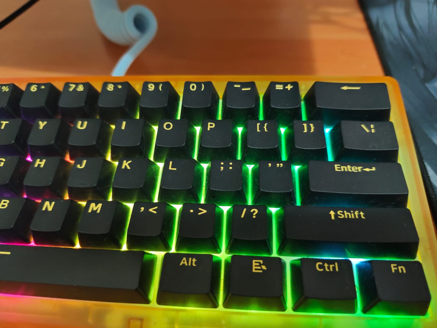 Customer photo review of Wraith W60 [BBL Edition] Klavye (Manyetik Switch / HE)