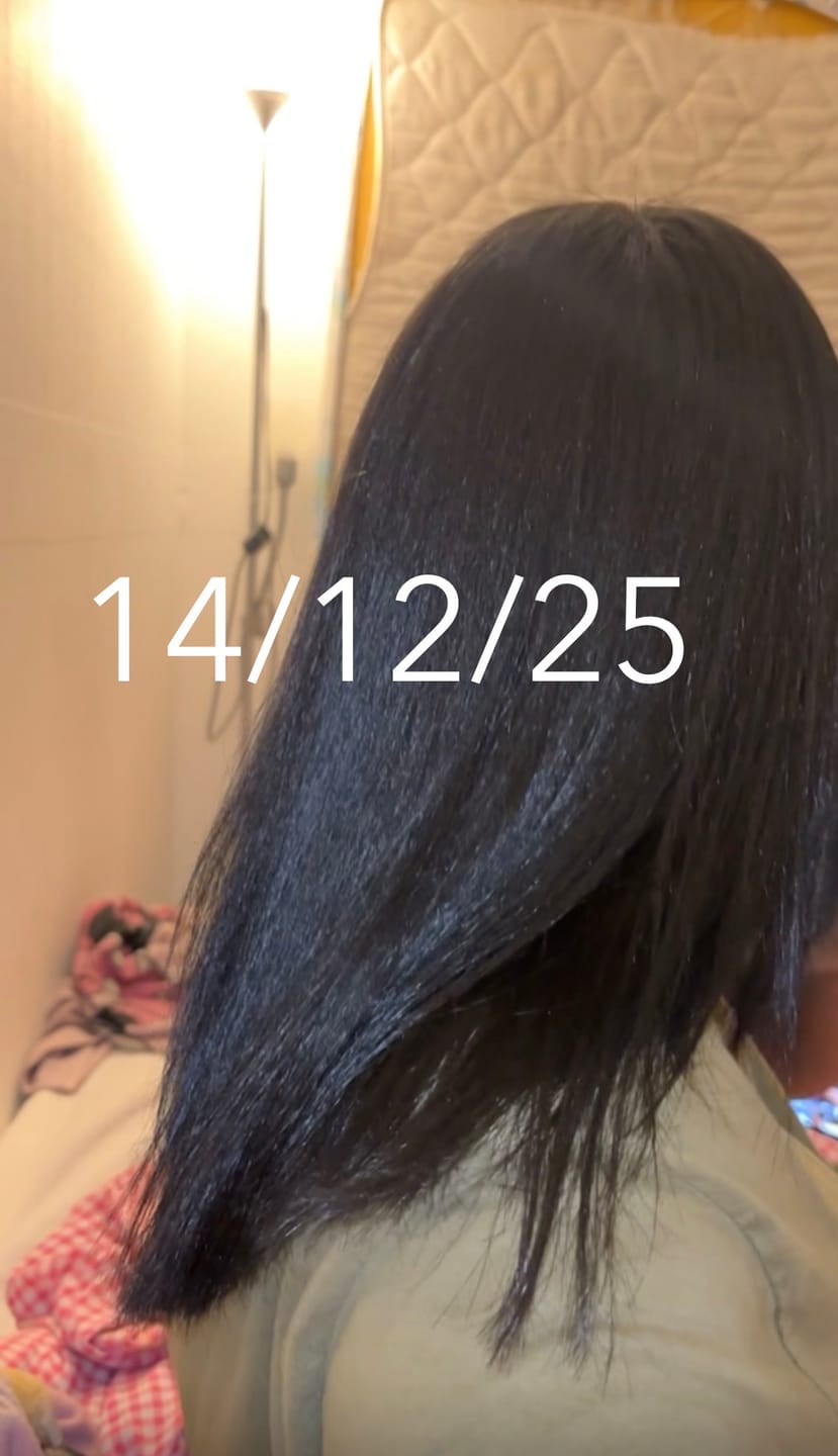 Customer photo review of Lissage Brésilien borabella Não Chore proteine de soie
