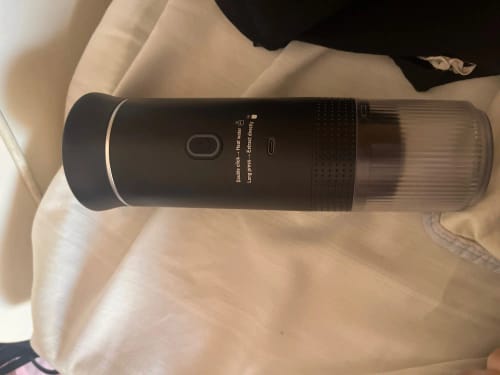 Customer photo review of BRUZZO Go™ – Draagbare Espresso Machine