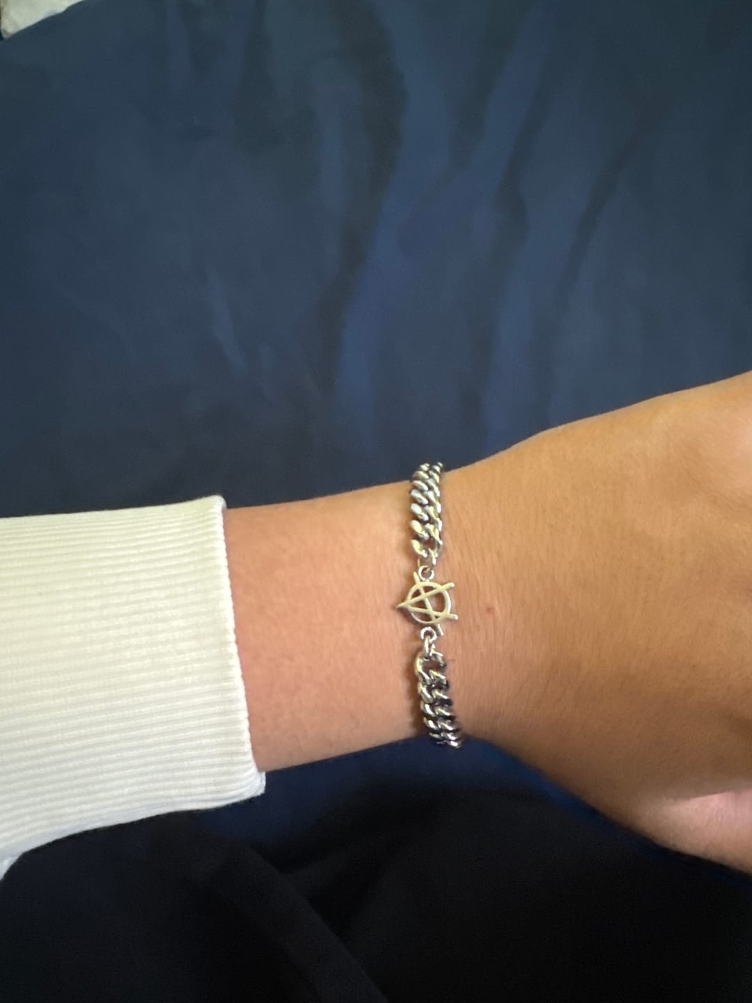 Customer photo review of ANARCHY CUBAN BRACELET