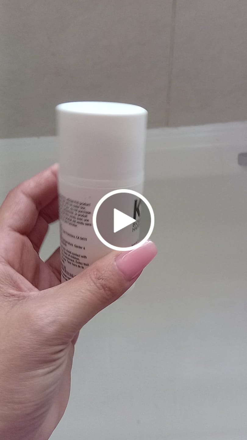 Customer video review of K18 Leave In Molecular Hair Repair Mask - 50ml Hair Treatment