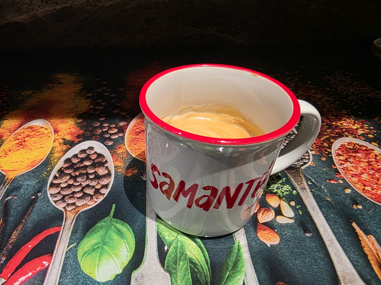 Customer photo review of Taza "Samanté!" vintage