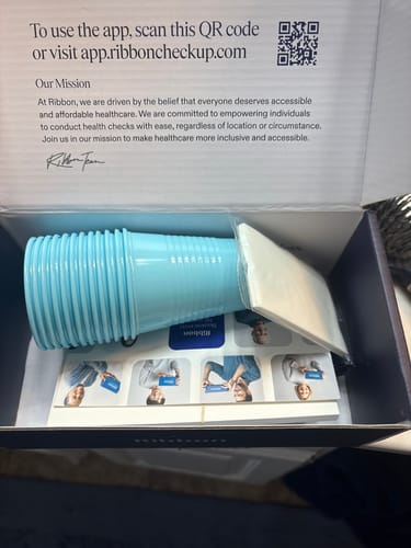 Customer photo review of Ribbon Health Kit