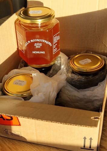 Customer photo review of 2kg flytande honung för 499kr med fri frakt!