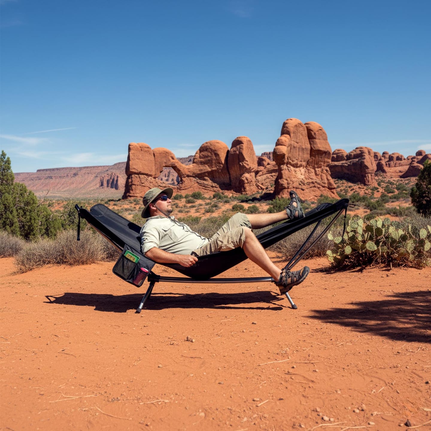 Customer photo review of 1x Anywhere Hammock (Single Hammock)