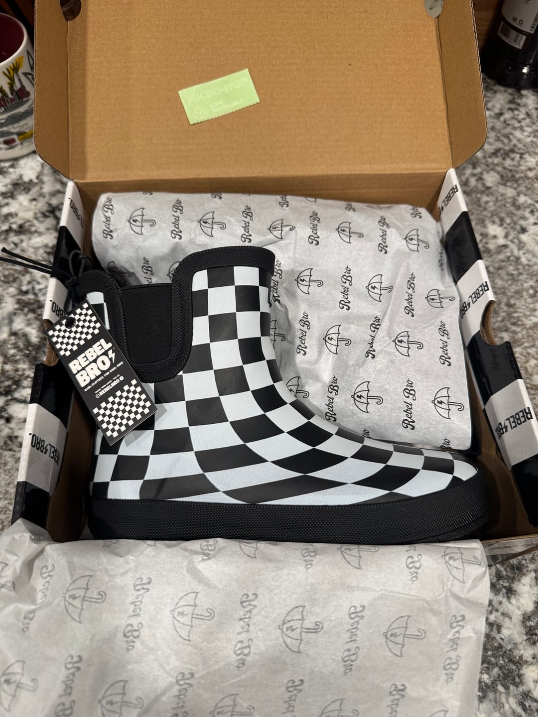 Customer photo review of Classic Midi Rain Boot in Venice