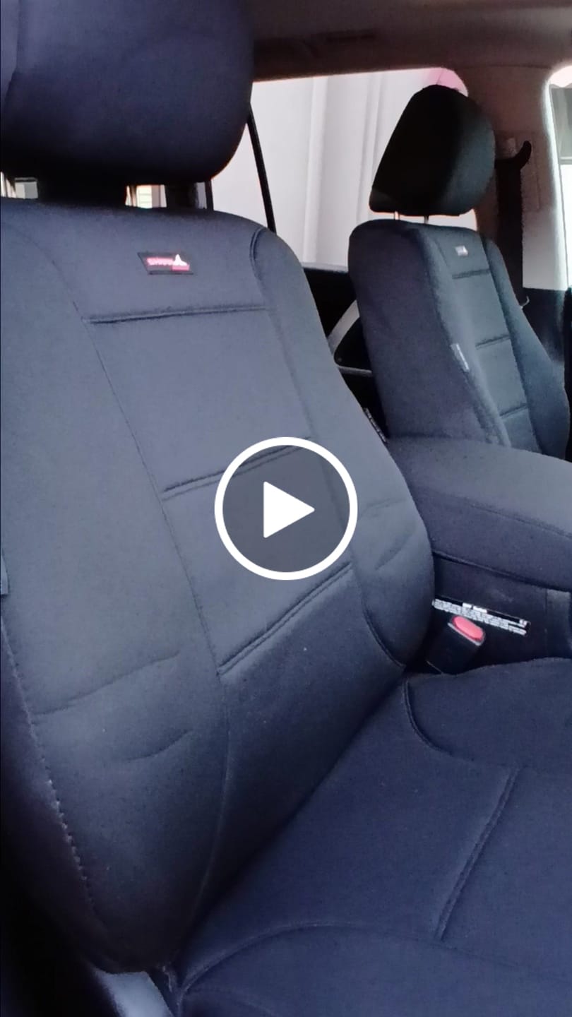Customer video review of Sharkskin Front Seat Covers for Toyota Landcruiser 200 Series