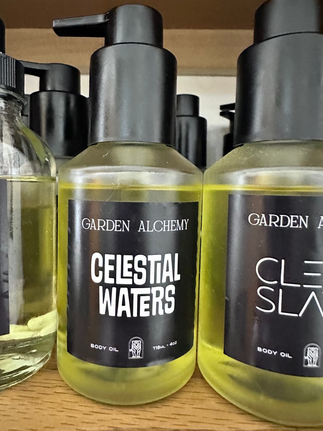 Customer photo review of CELESTIAL WATERS BODY OIL