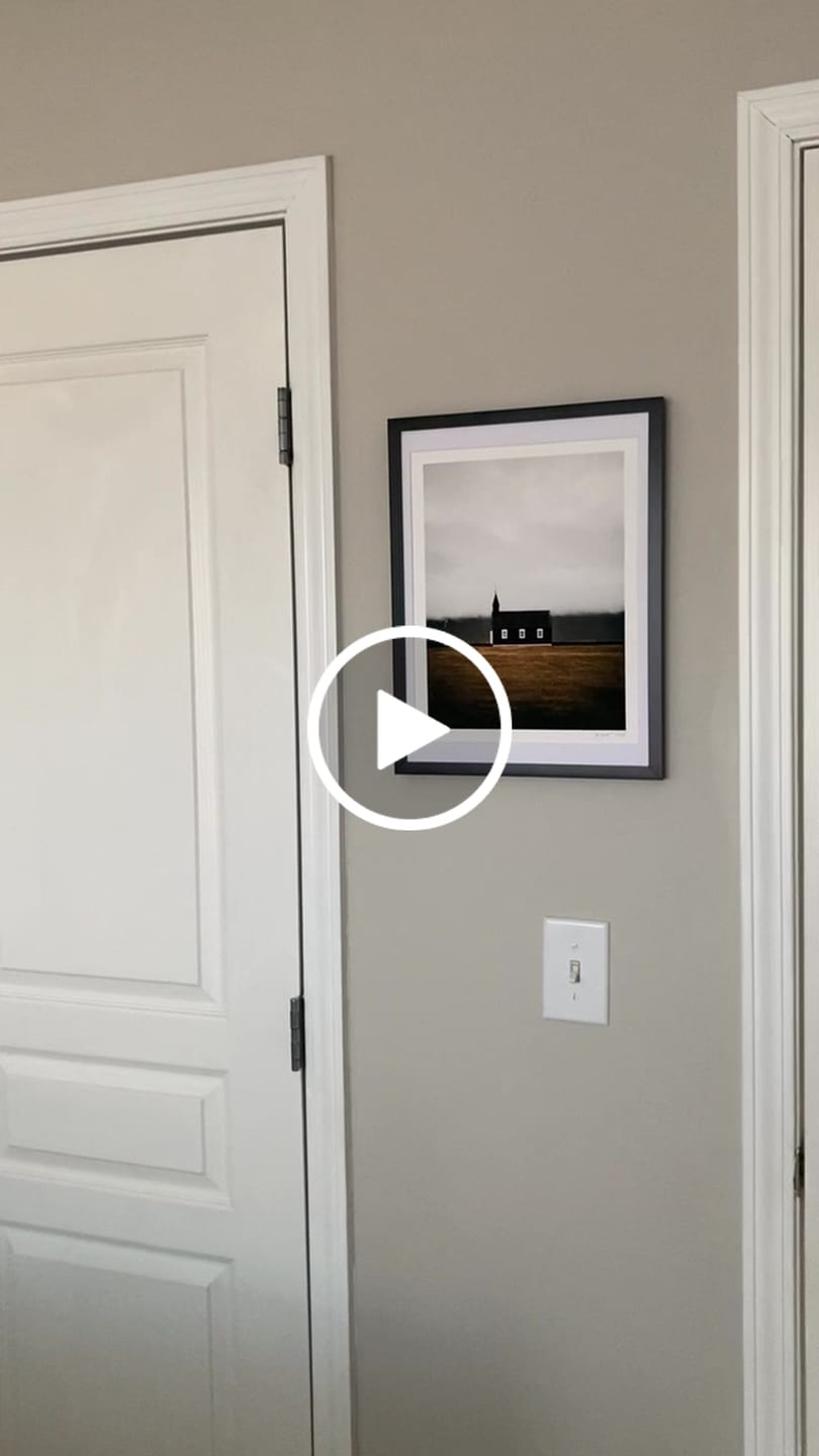 Customer video review of The Black Church of Búðir (Unframed)