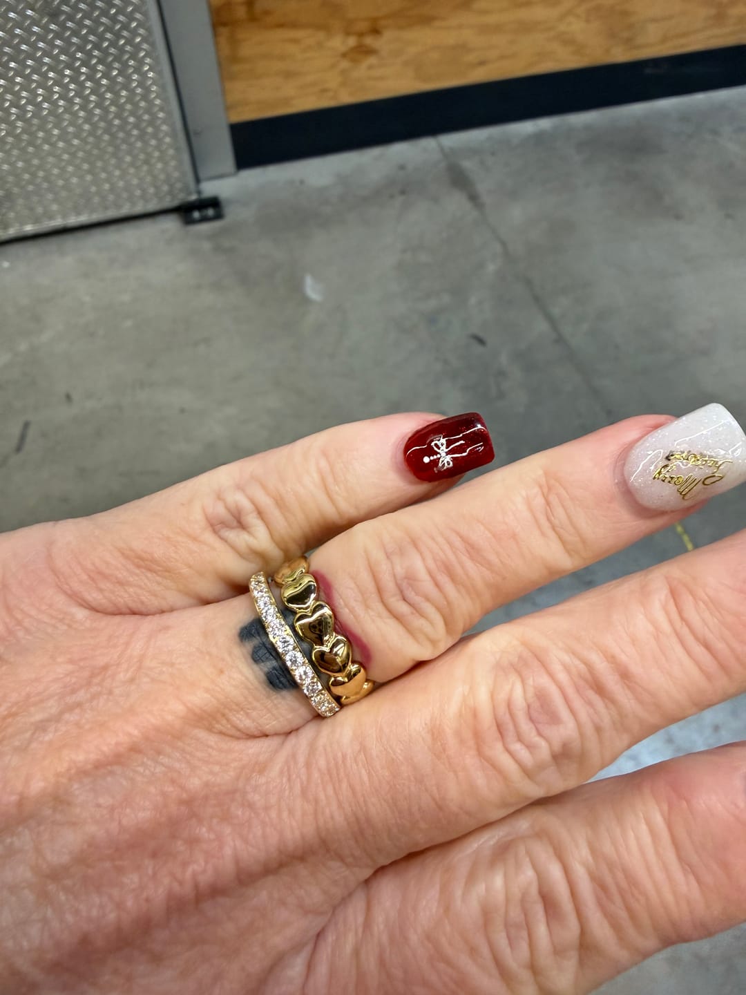 Customer photo review of Eternity Band Ring