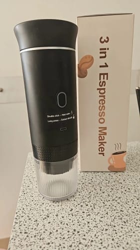 Customer photo review of BRUZZO Go™ – Draagbare Espresso Machine