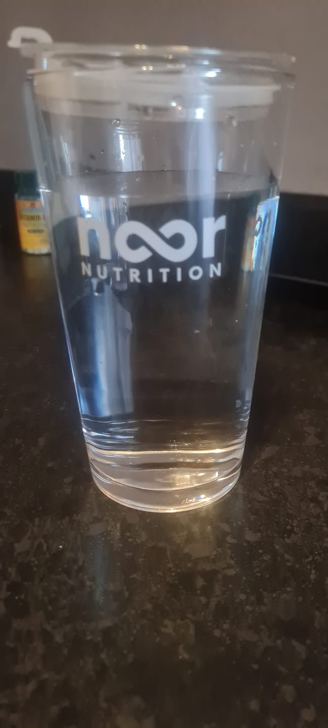 Customer photo review of Glass Tumbler