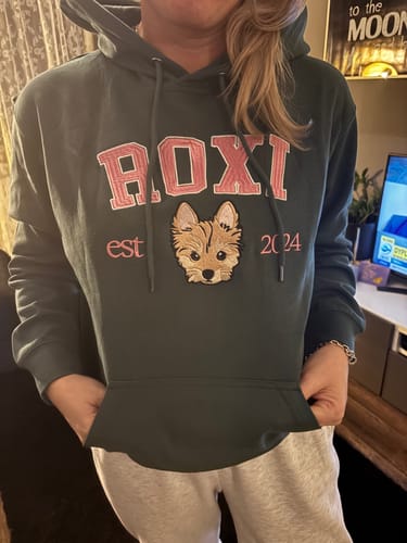 Customer photo review of Haftowany University Hoodie