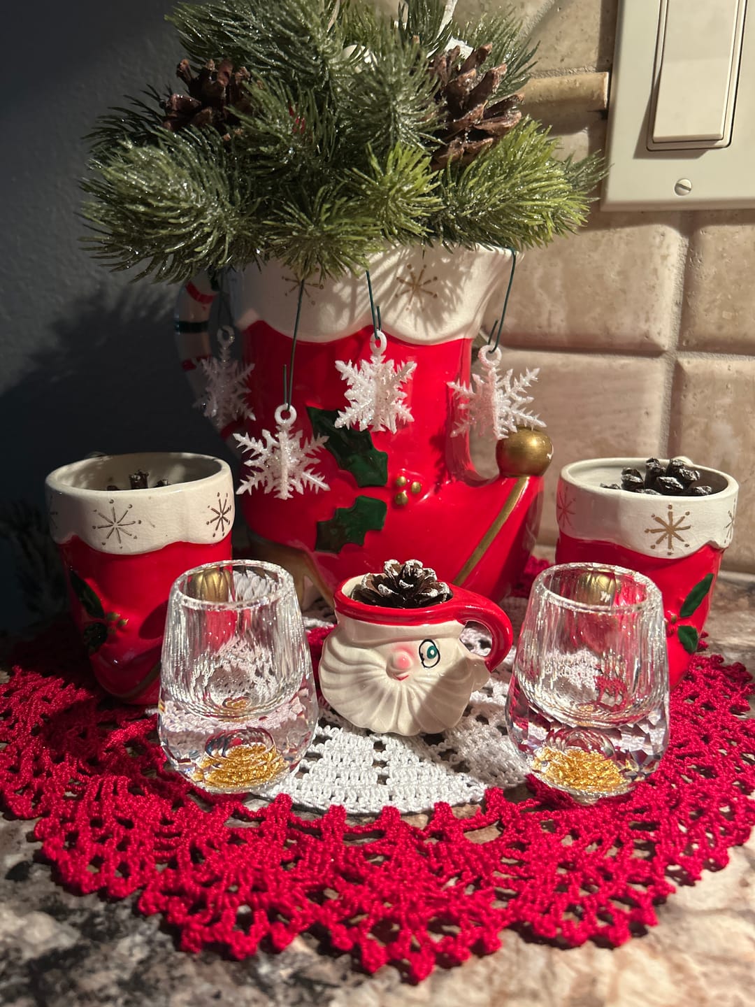 Customer photo review of Kin – Japanese Gold Foil Glass (1+1 Free)