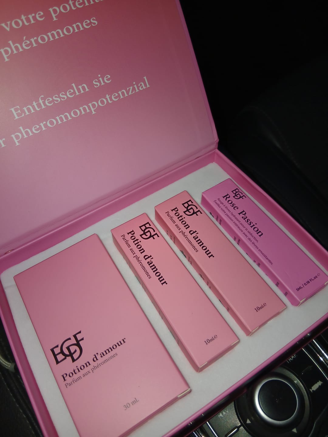 Customer photo review of Coffret aux phéromones