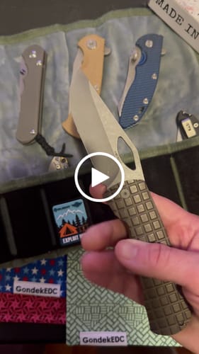 Customer video review of Frag Dixon Folding Knife – Titanium Frame Lock, 3.75″ MagnaCut Blade, Made in USA