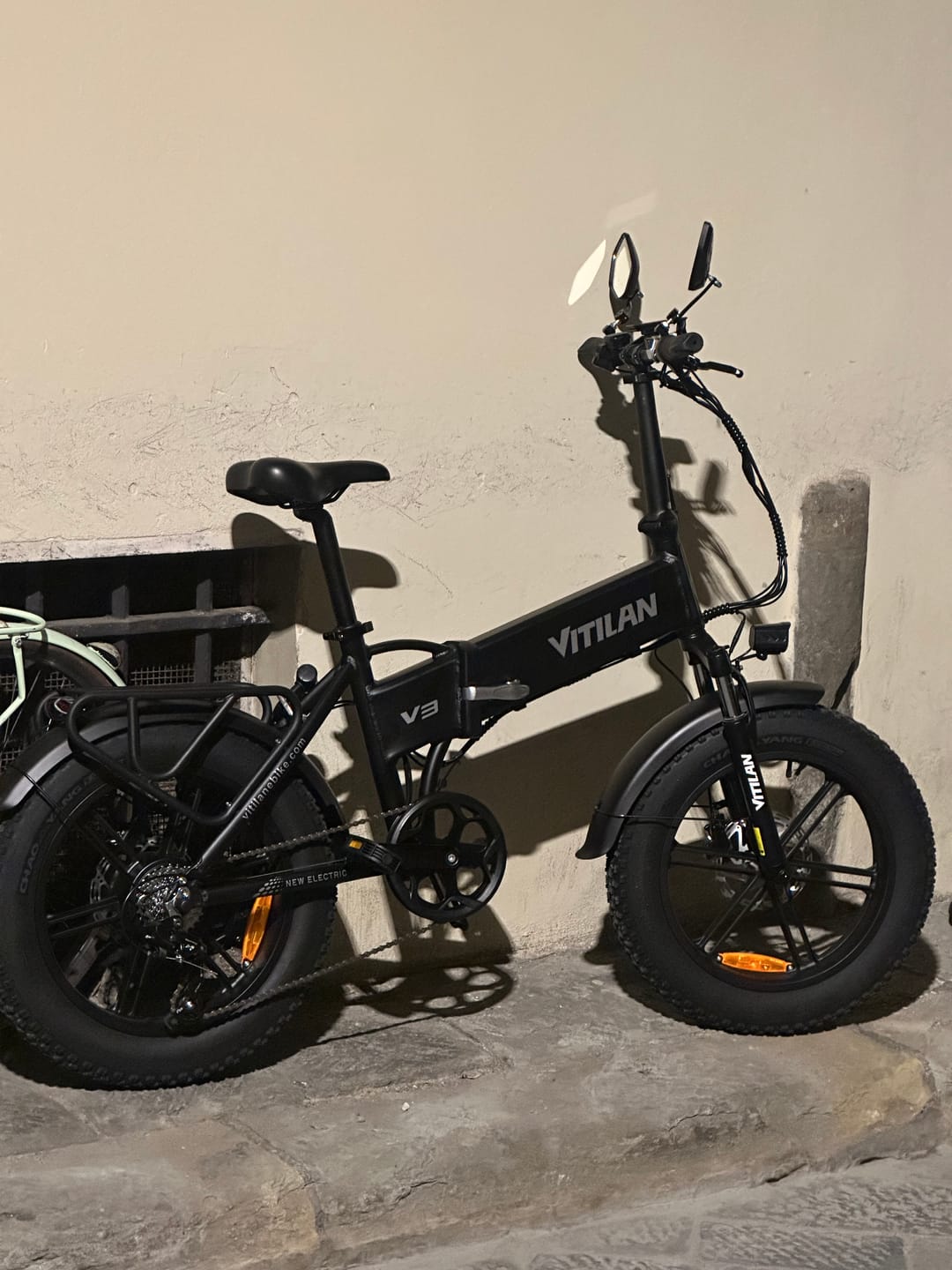 Customer photo review of V3 2.0 Folding Fat Tires Adult All Terrain Electric Bike