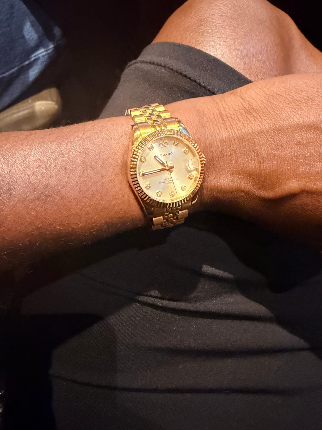 Customer photo review of DORADO Gold Timeless Watch - Gold