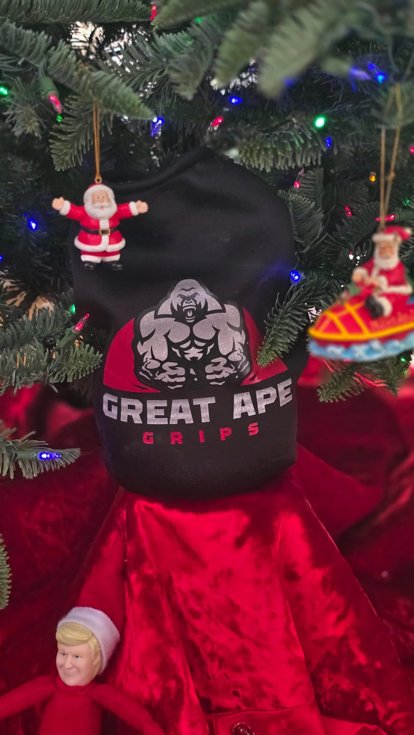 Customer photo review of GREAT APE GRIPS