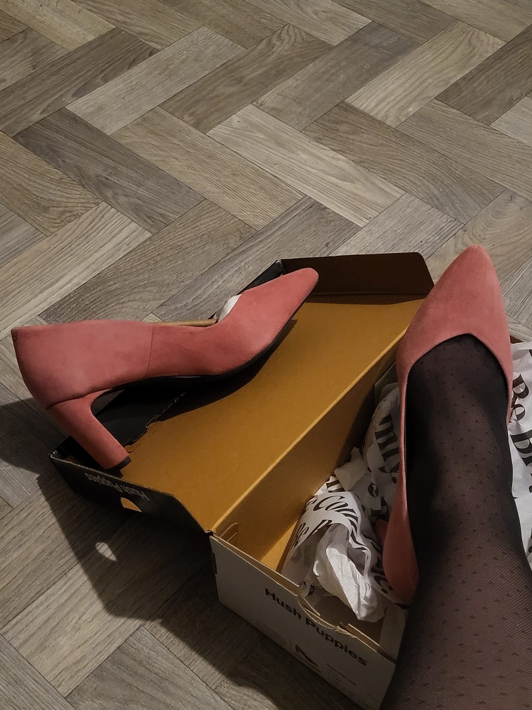 Customer photo review of Coral Olivia Court Shoes
