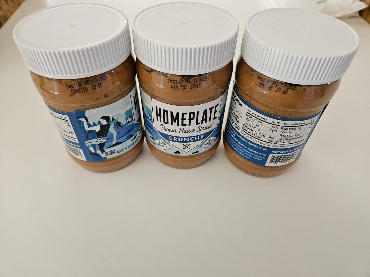 Customer photo review of Crunchy Peanut Butter (3 pack)