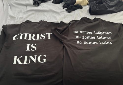 Customer photo review of Shaka Wear 7.5oz Max Weight Custom T Shirt